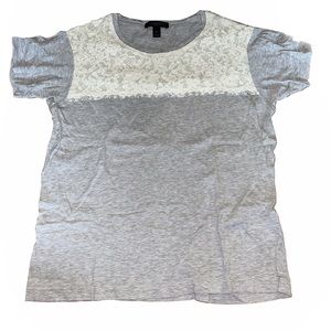 J.Crew T-Shirt with Lace Detail